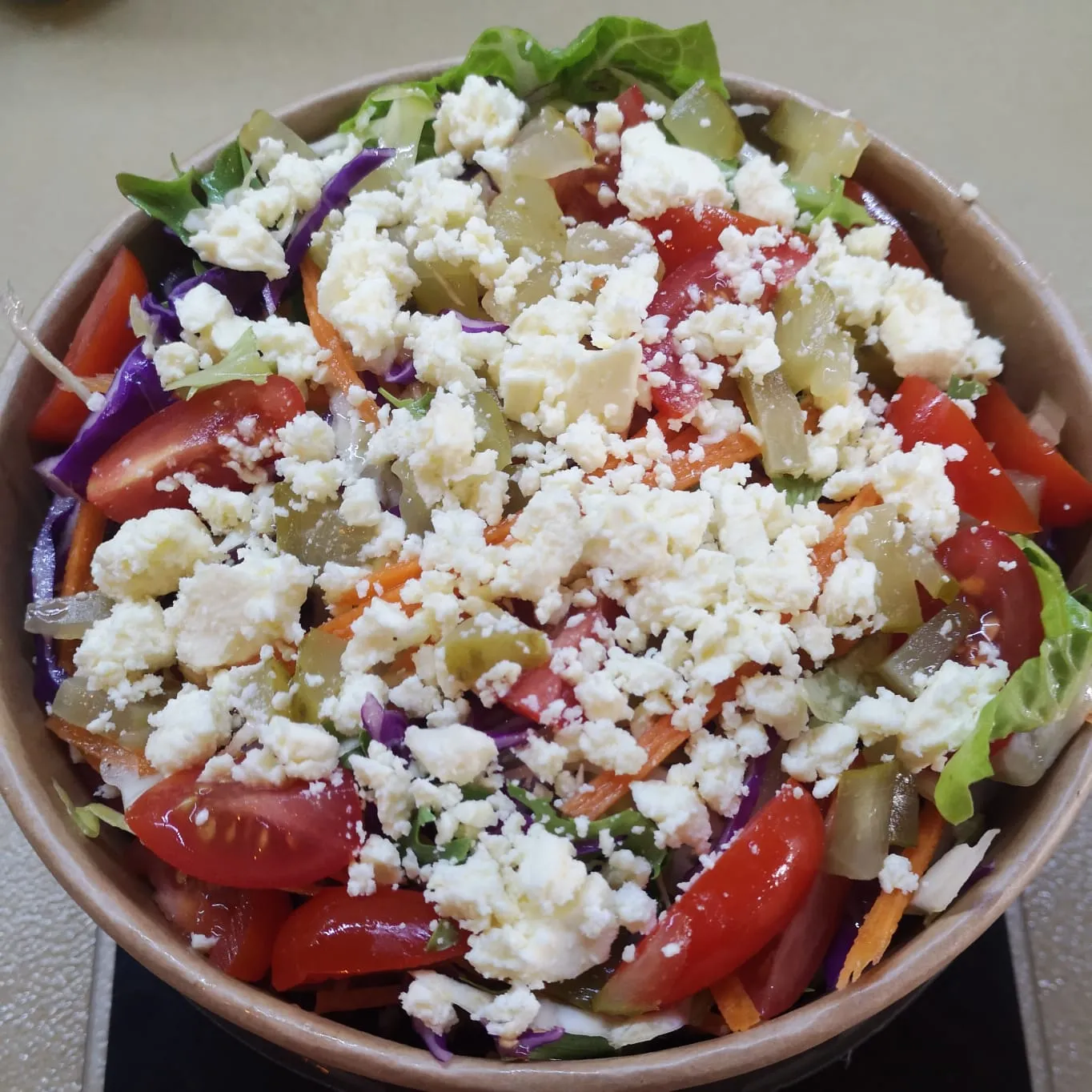 rainbow seed salad
